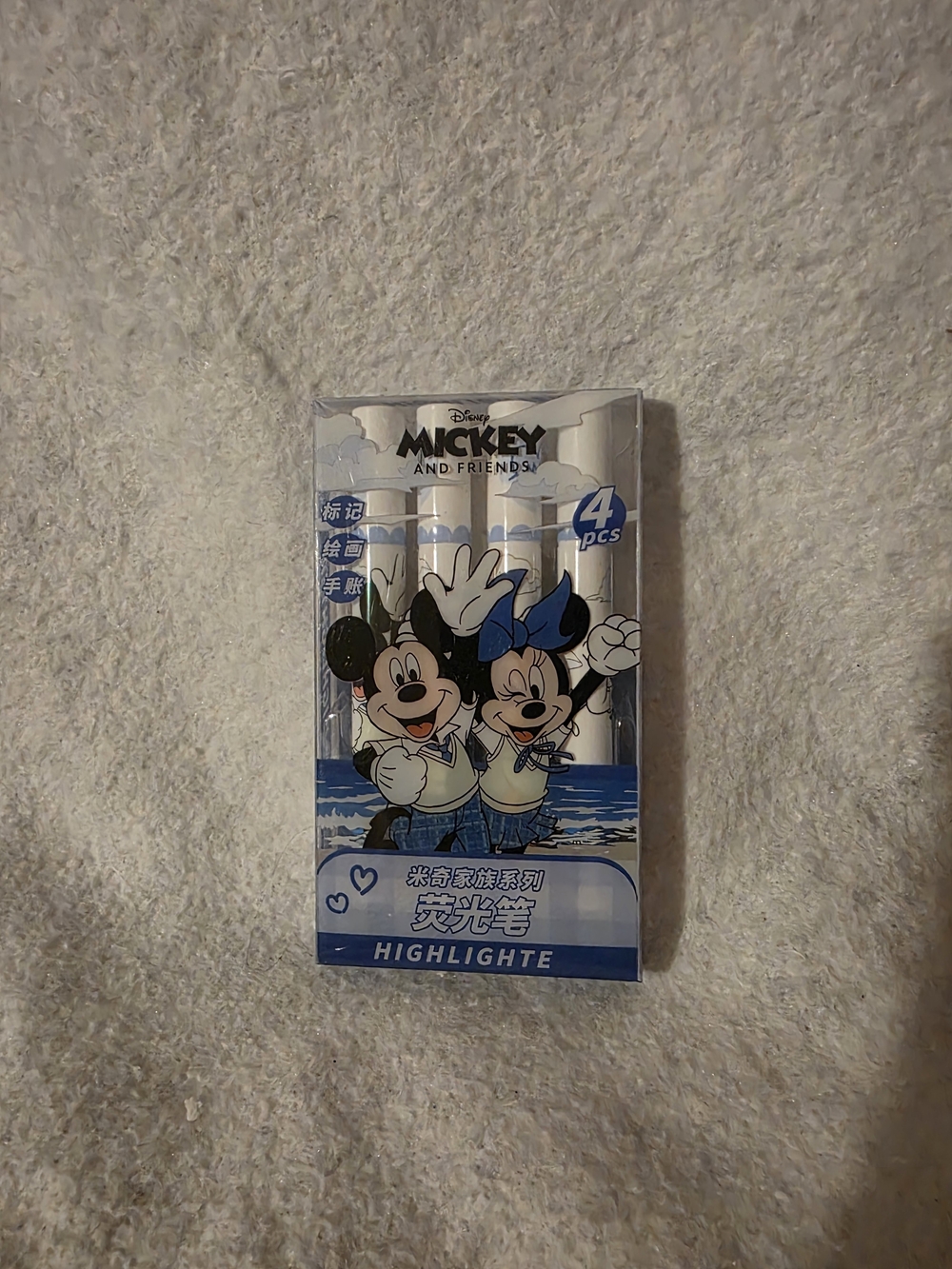Disney Mickey and Friends Highlighters - 4 Pack